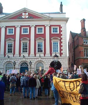 Petition presented at York Mansion House