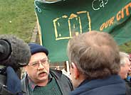 Campaigners speak on French TV