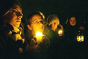 Cliffords Tower holocaust vigil